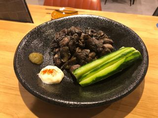 国産鶏モモの炭火焼き！